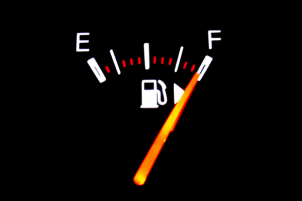 prius driving tips - fuel gauge