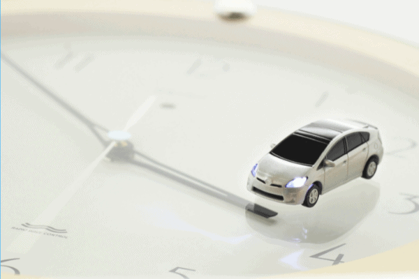 prius driving tips - prius on clock